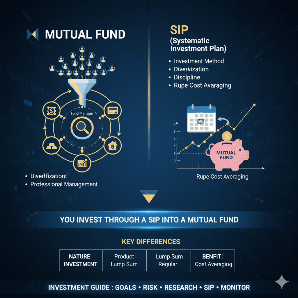 SIP vs Mutual Funds: Key Differences & Investment Guide